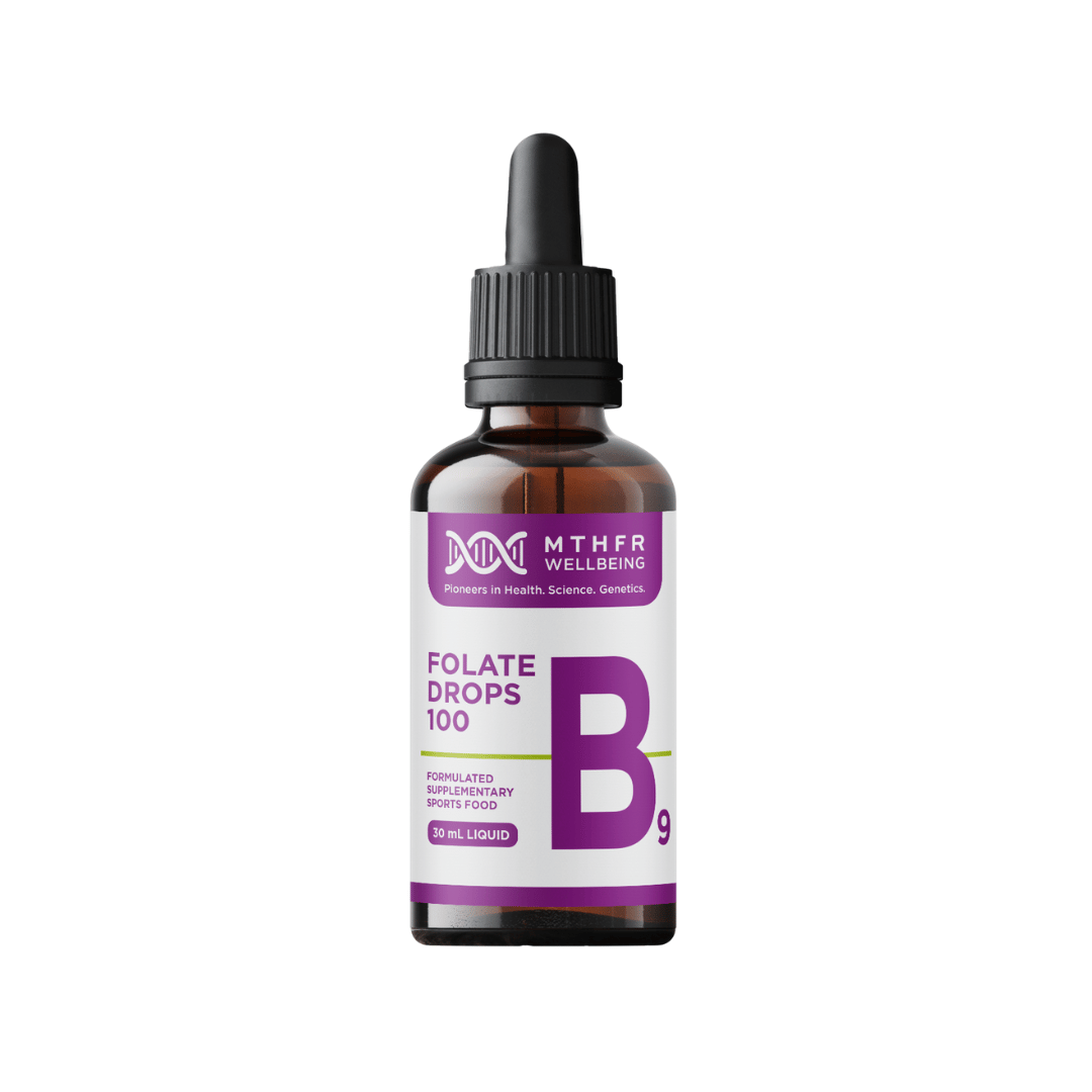 MTHFR Wellbeing Methylfolate 100 Drops - 30mL